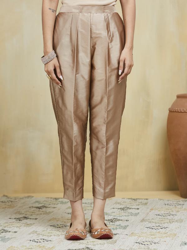 Creamy Maroon Unstitched Suit Set