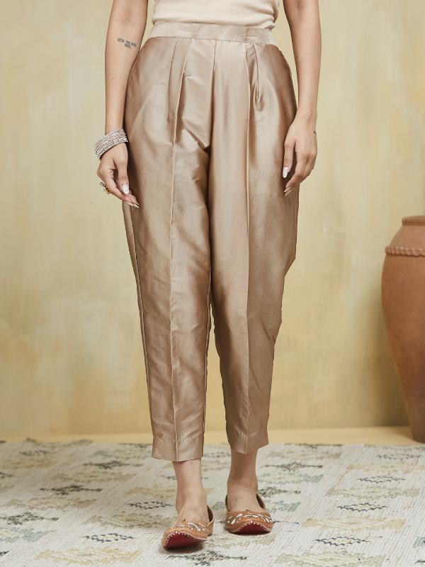 Creamy Maroon Unstitched Suit Set