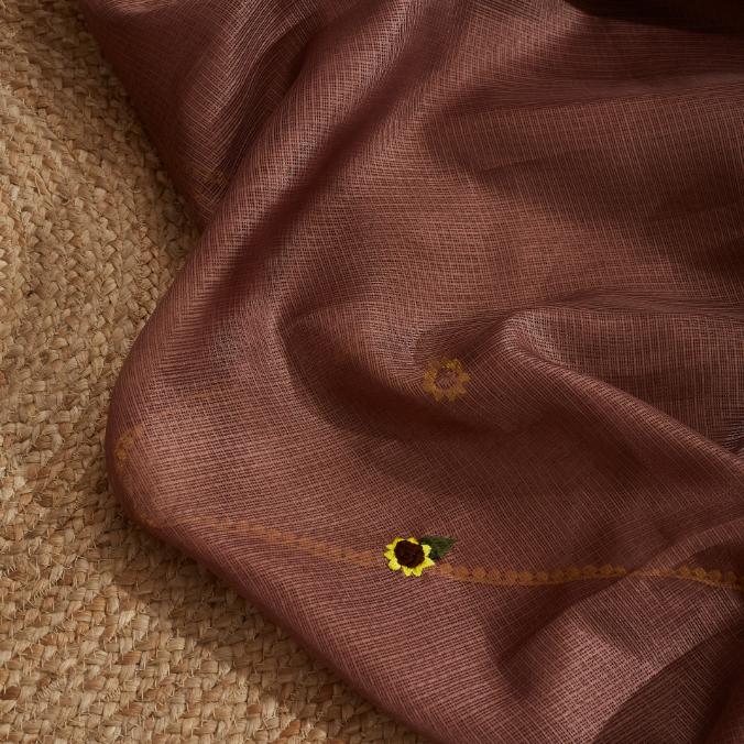 Sunflower Kota Saree