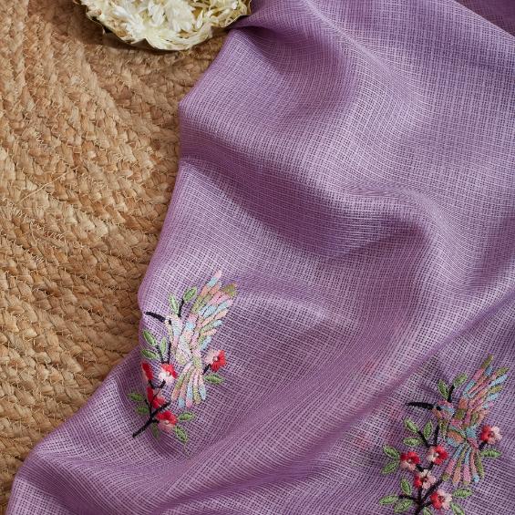 Lavendar Vibe Kota Saree