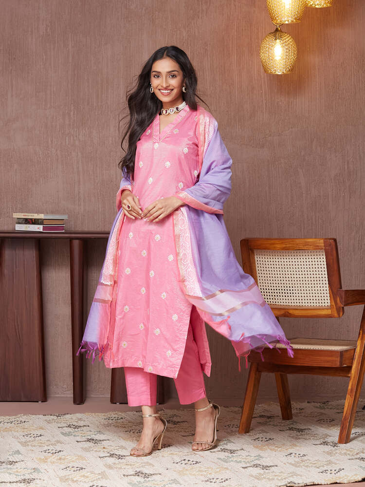 Jouri Unstitched Suit Set