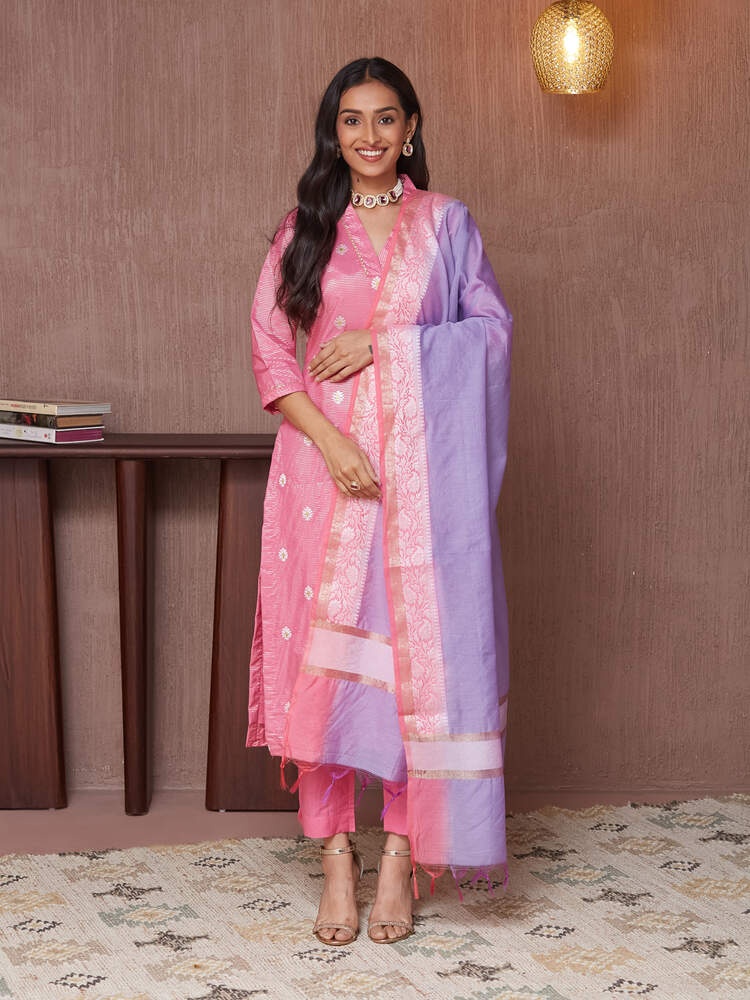 Jouri Unstitched Suit Set