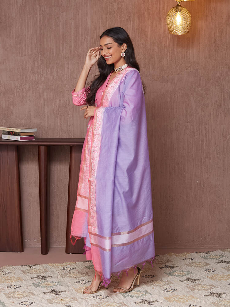 Jouri Unstitched Suit Set