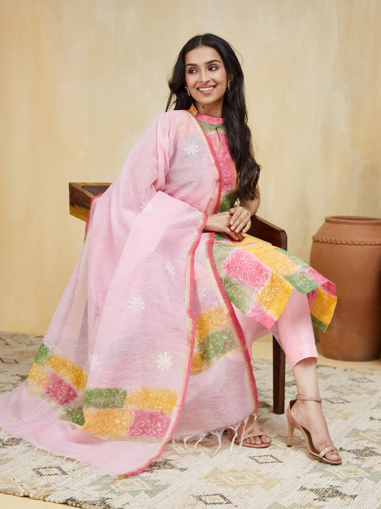 Cosmos Unstitched Suit Set