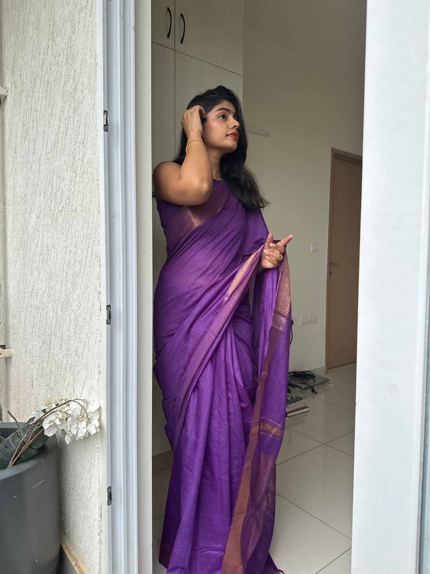Sara Mangalgiri Silk Saree