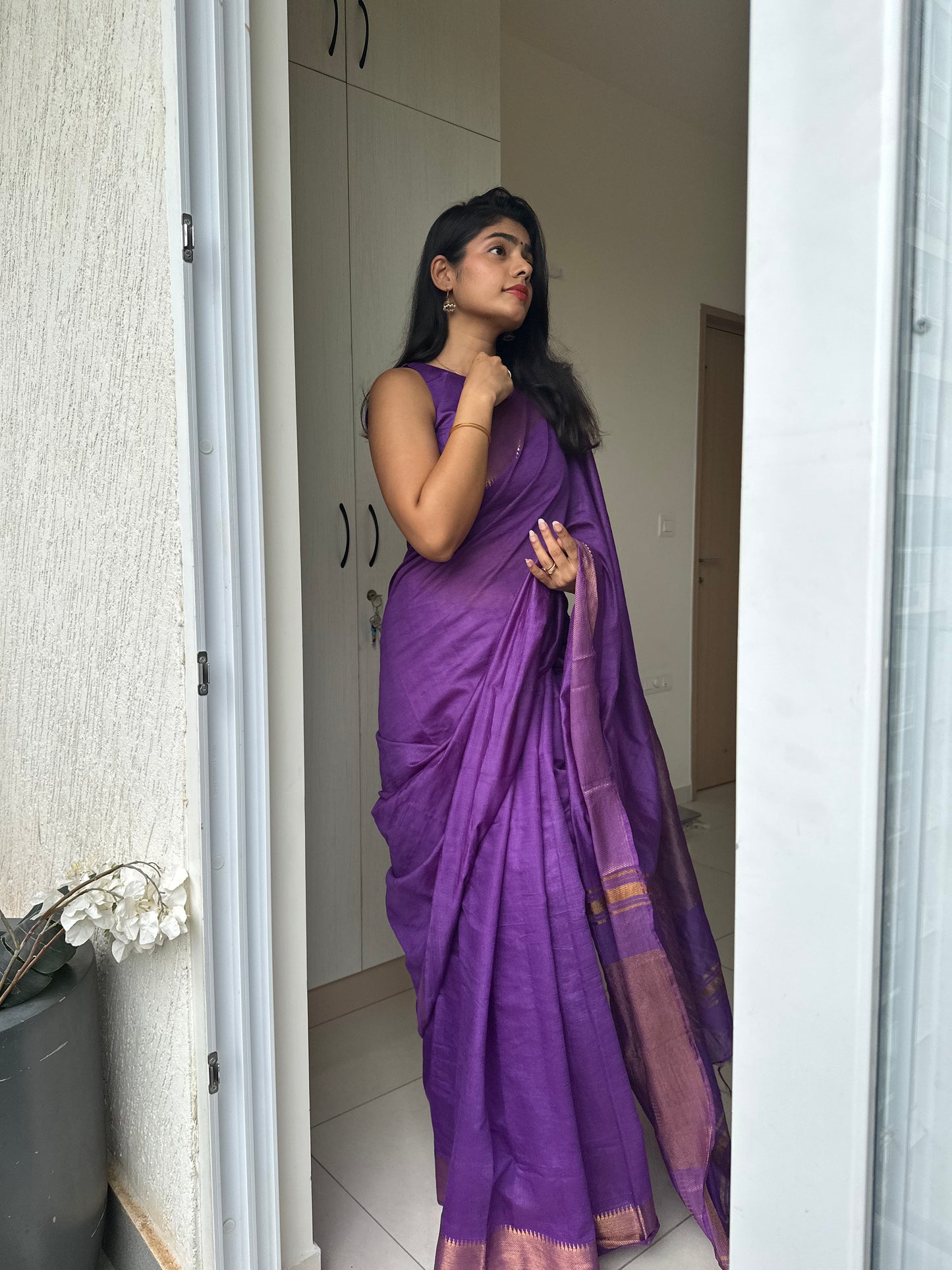 Sara Mangalgiri Silk Saree