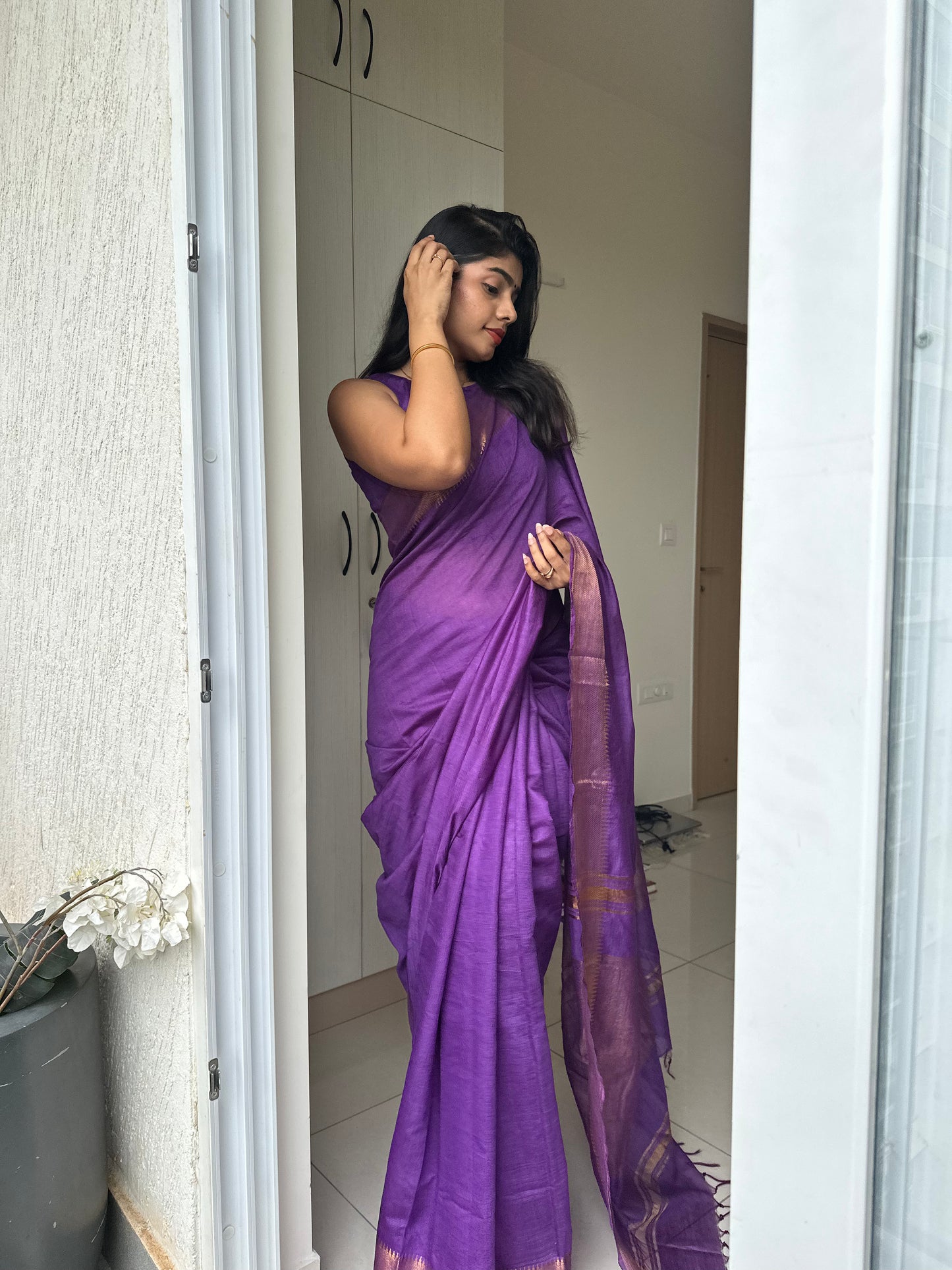 Sara Mangalgiri Silk Saree