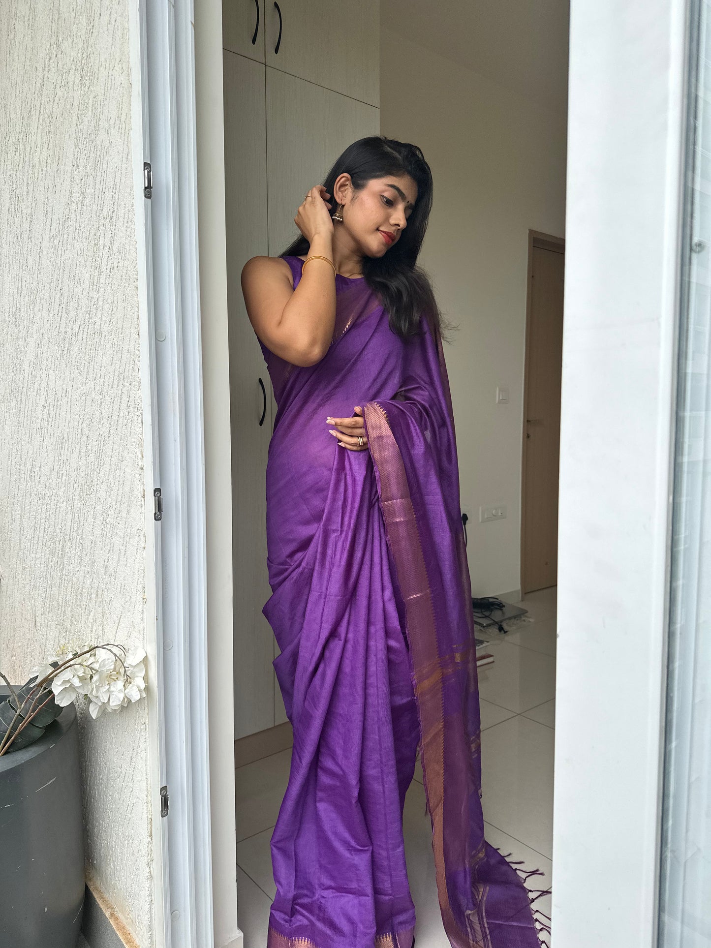 Sara Mangalgiri Silk Saree