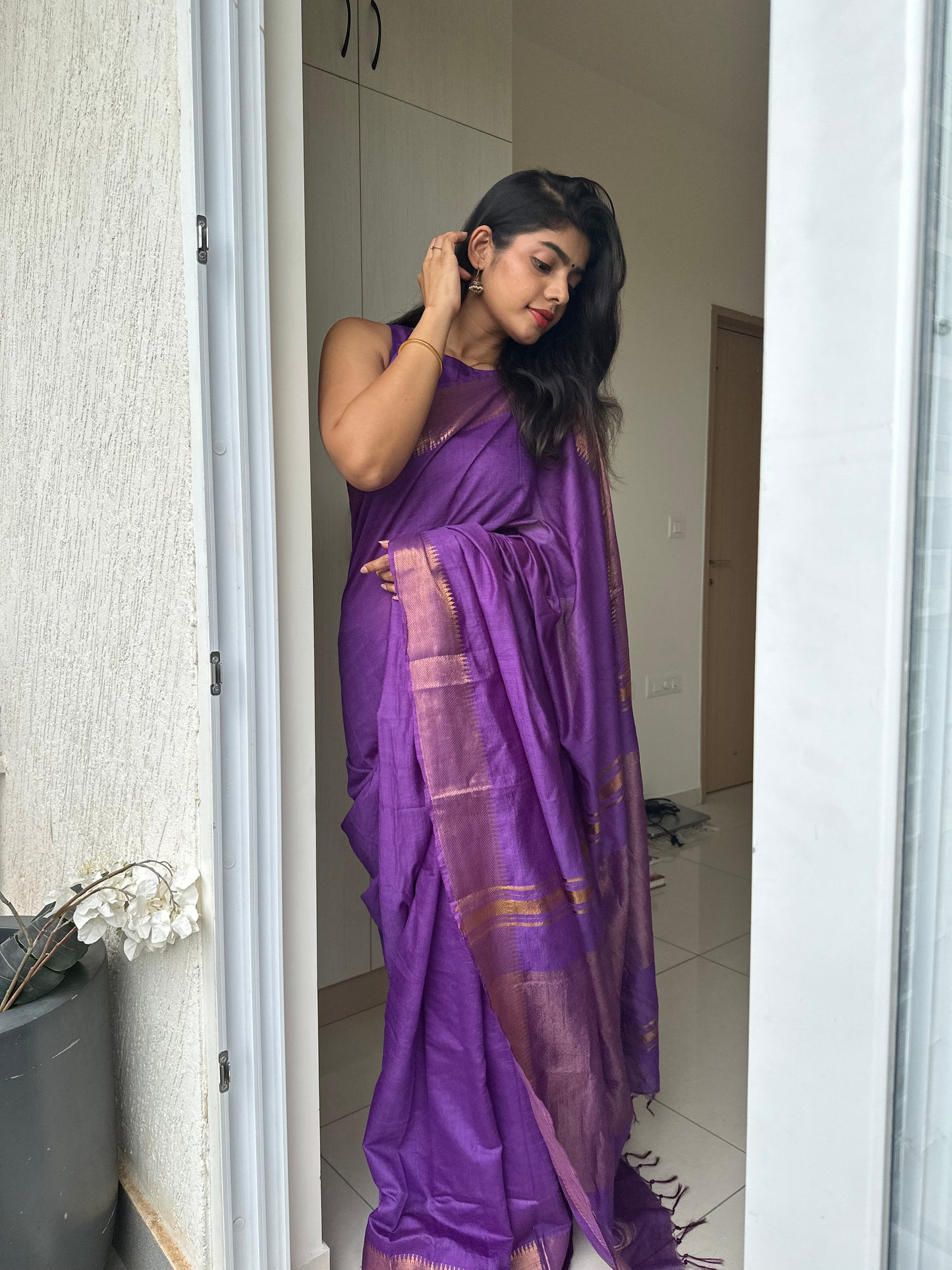 Sara Mangalgiri Silk Saree