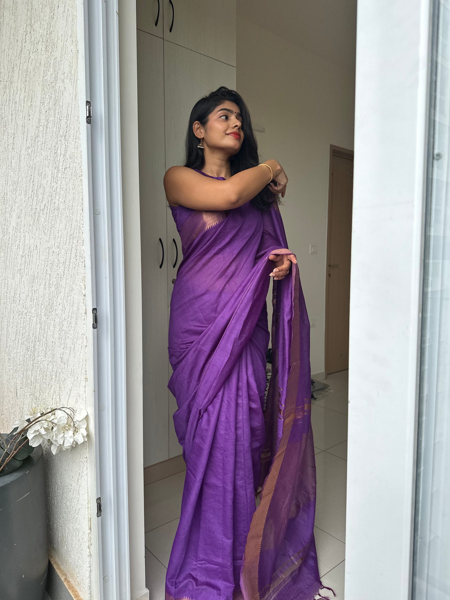 Sara Mangalgiri Silk Saree