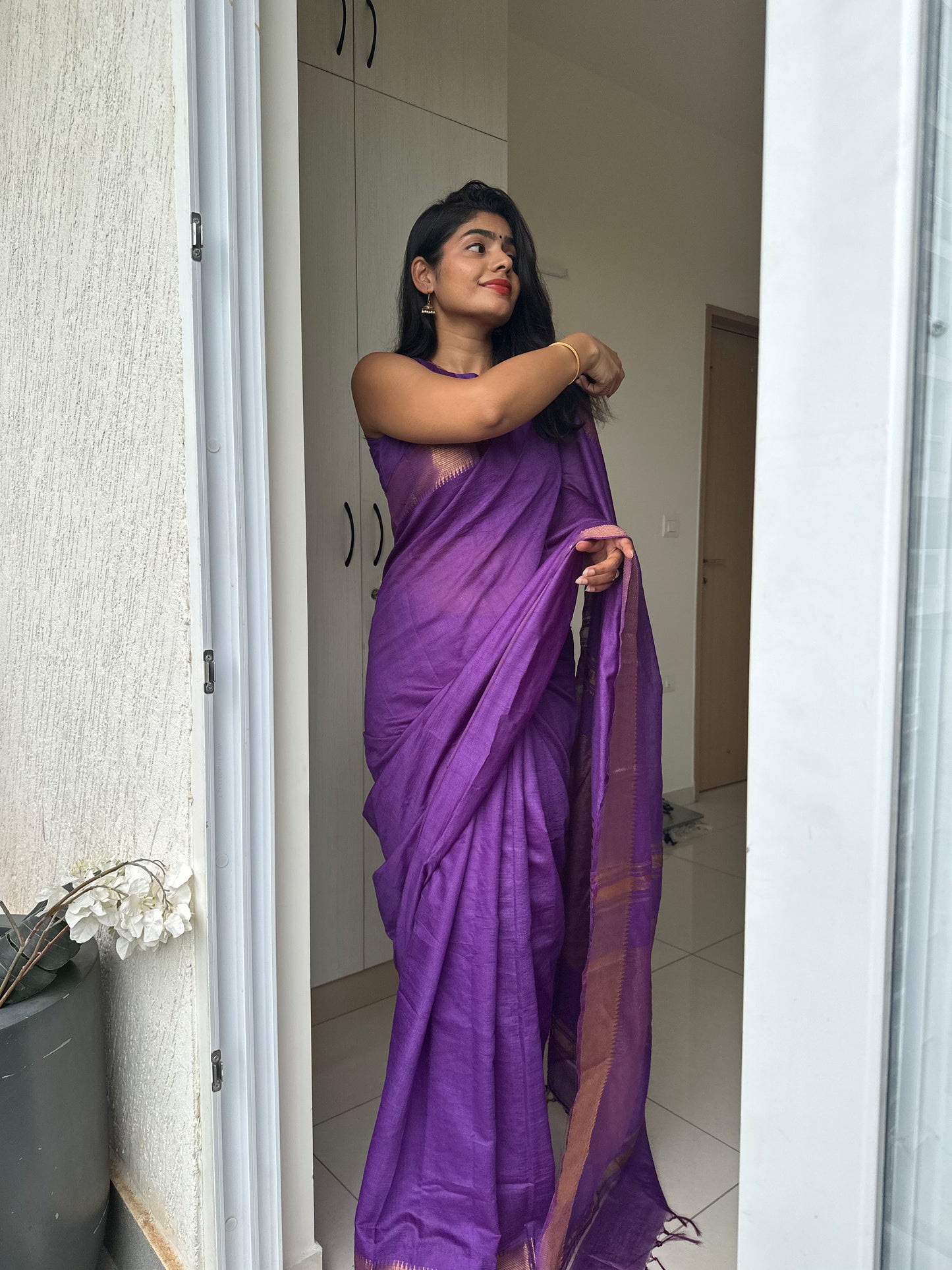 Sara Mangalgiri Silk Saree