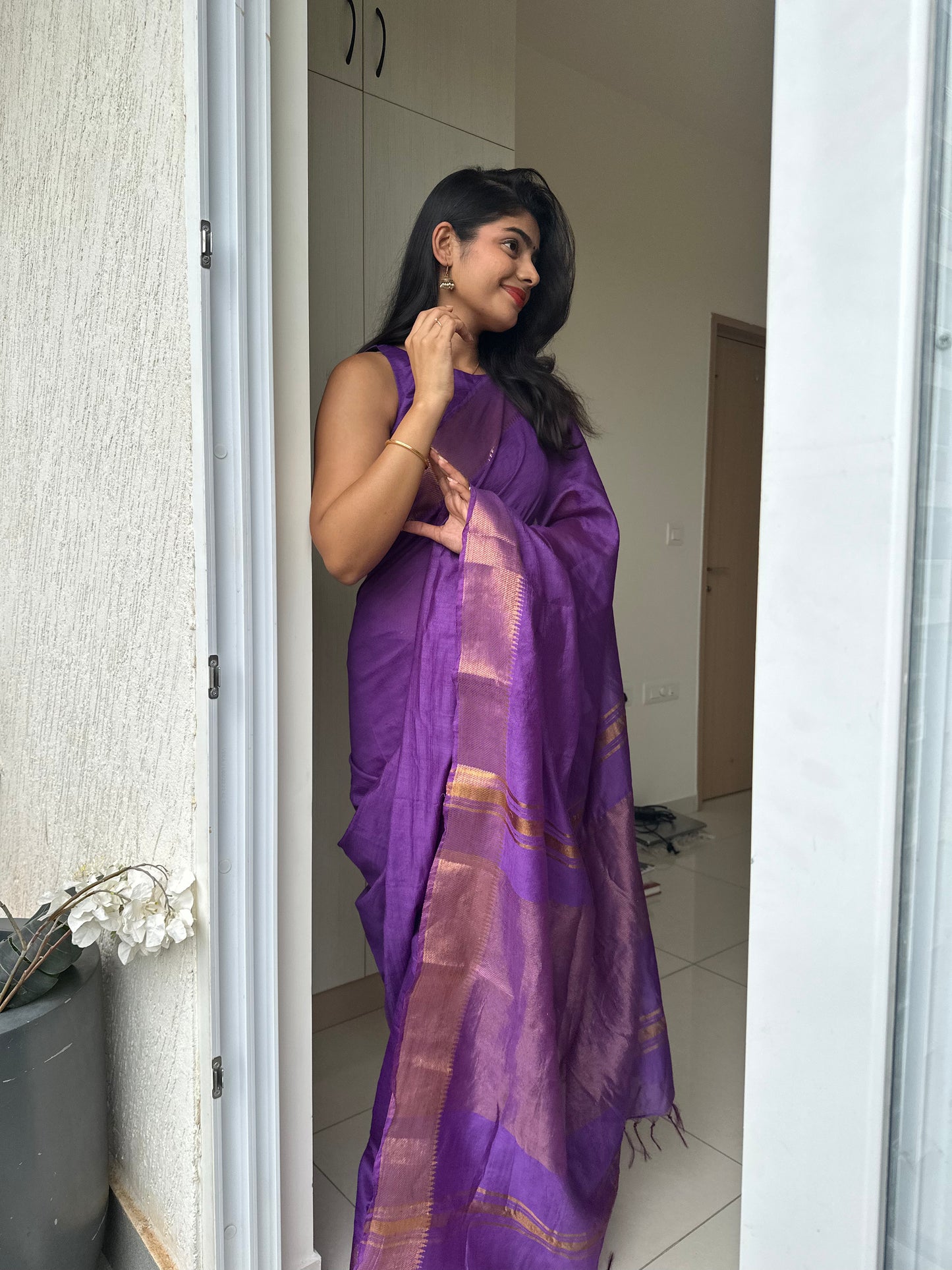 Sara Mangalgiri Silk Saree