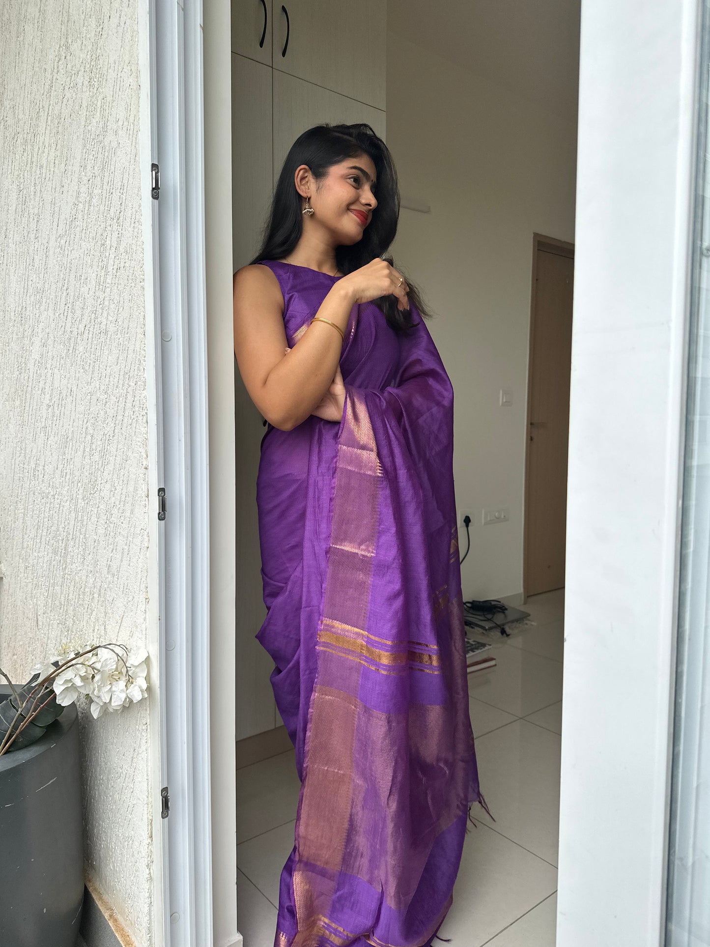 Sara Mangalgiri Silk Saree