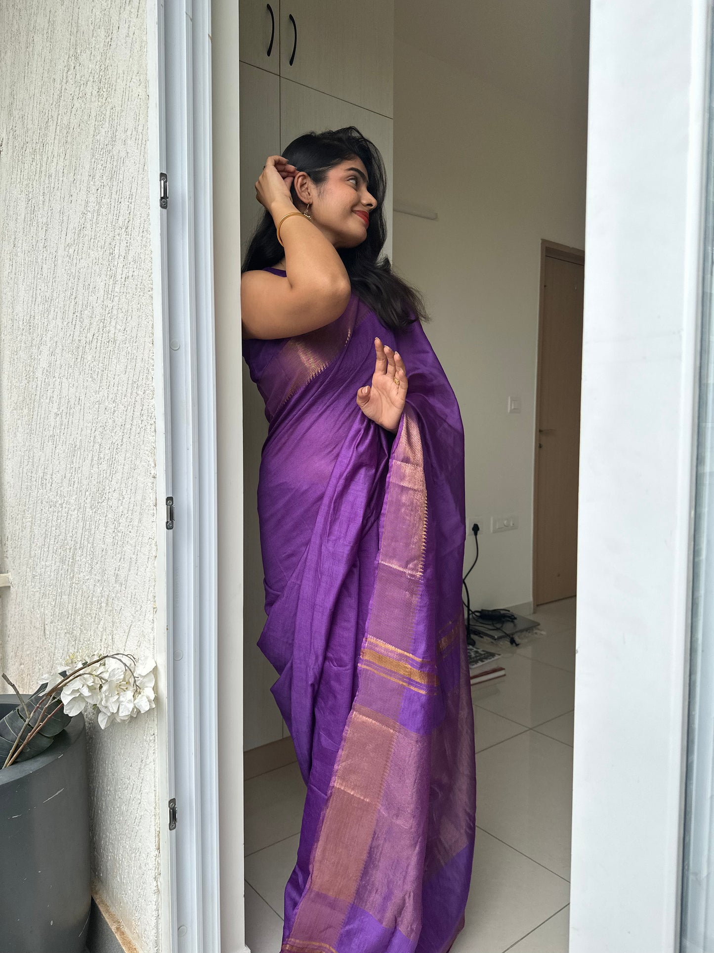 Sara Mangalgiri Silk Saree