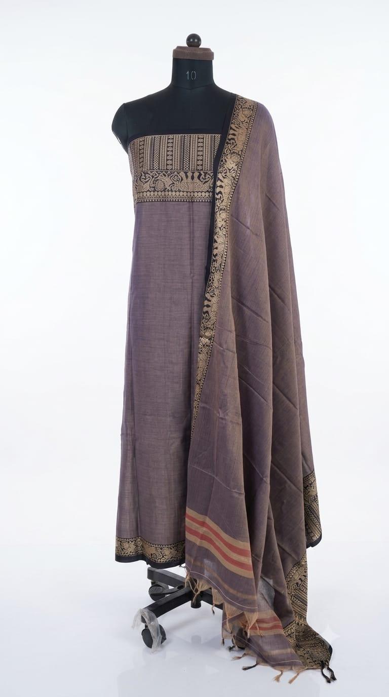 Mallika Cotton Handloom Suit