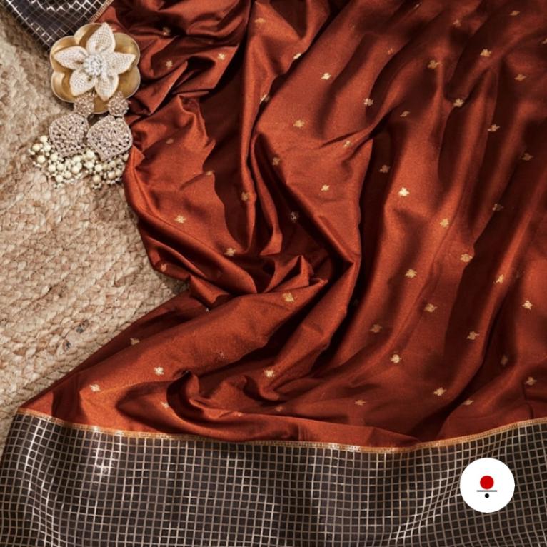 Karishma Crepe Banarsi Silk Saree