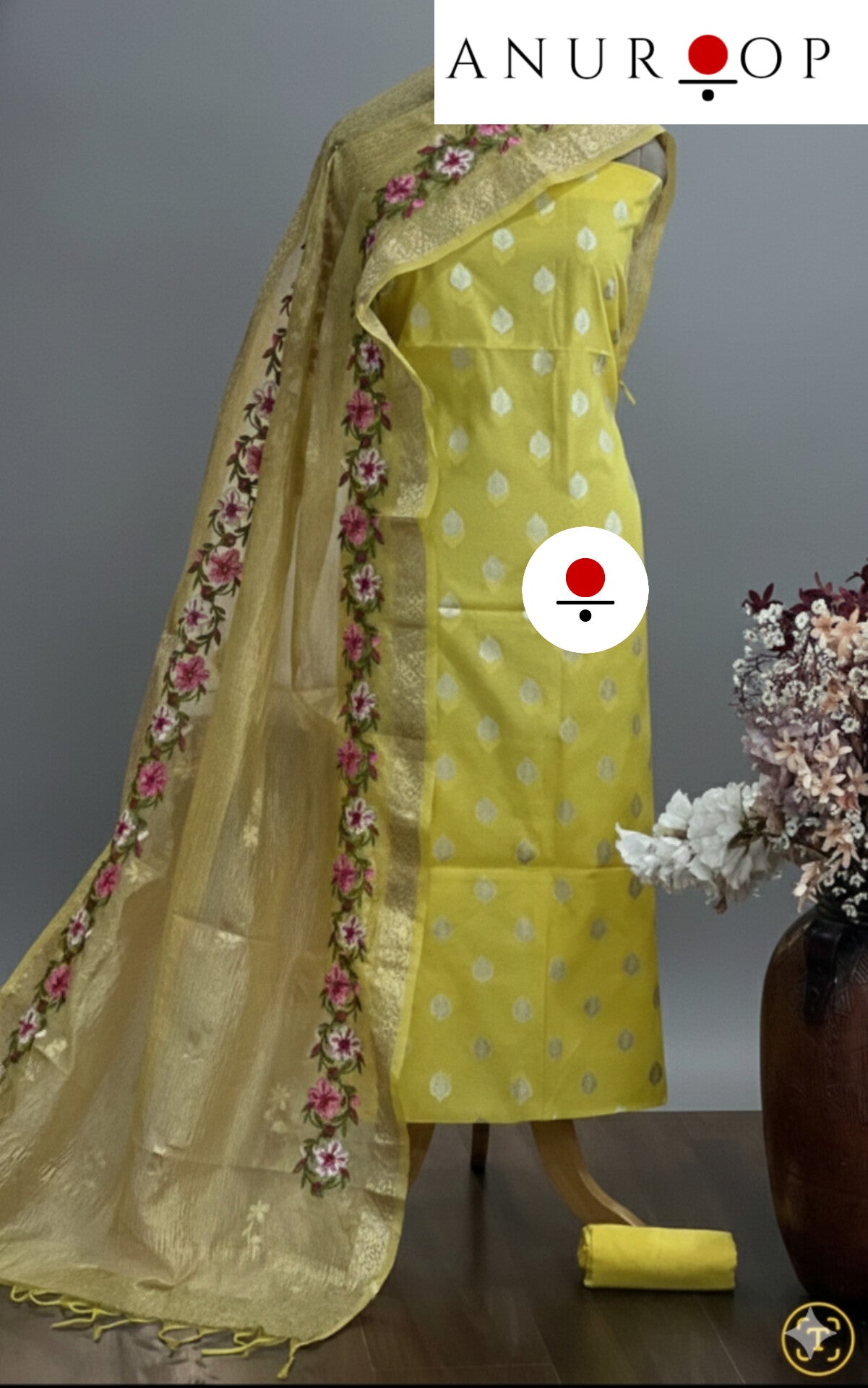 Yellow Bee Hub Unstitched Suit Set