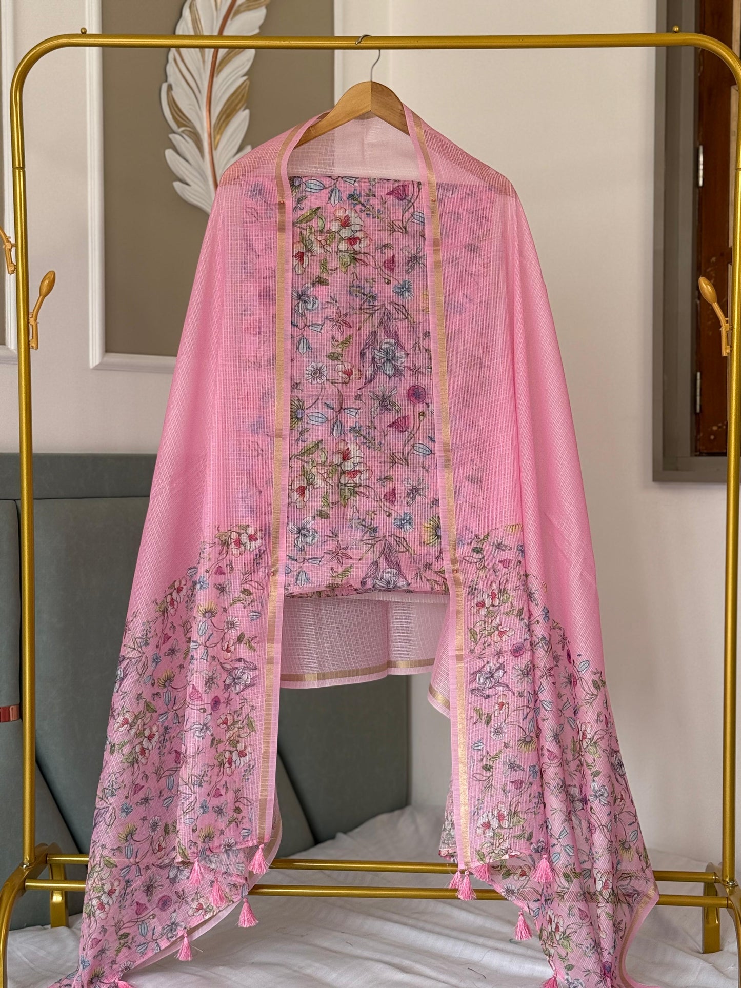 Nomaani Kota Unstitched Suit Set