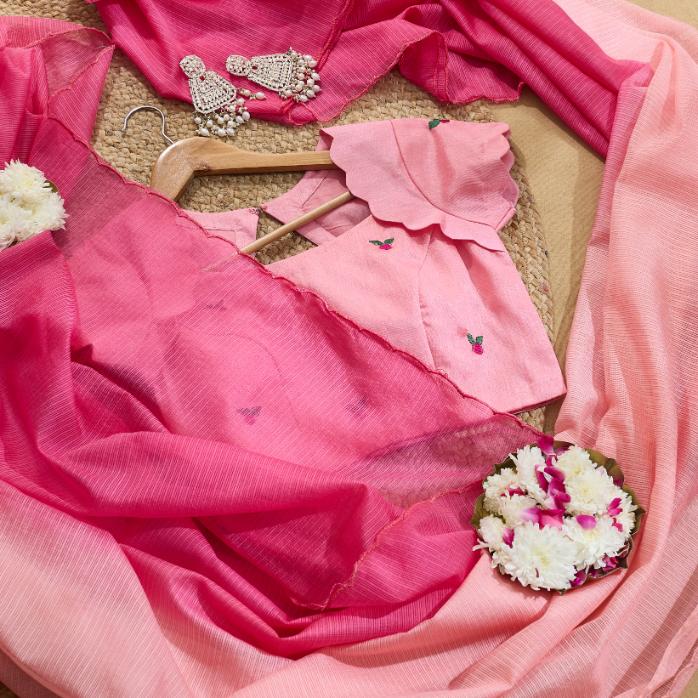 Peach Peony Best Seller Saree