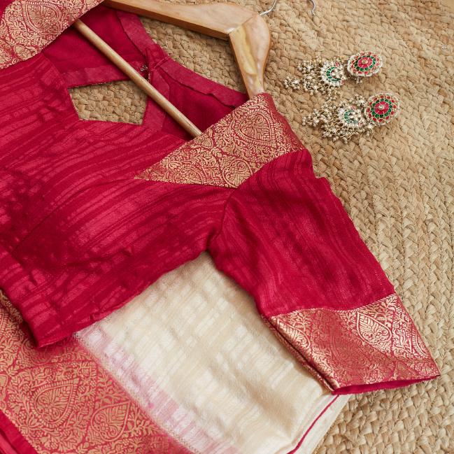 Astha Banarsi Matka Silk Saree