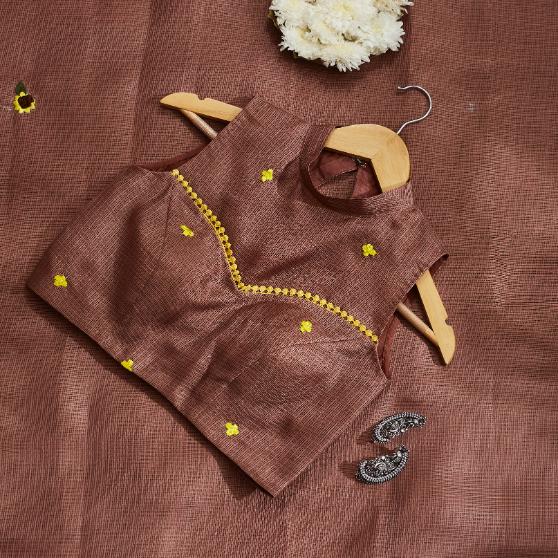 Sunflower Kota Saree