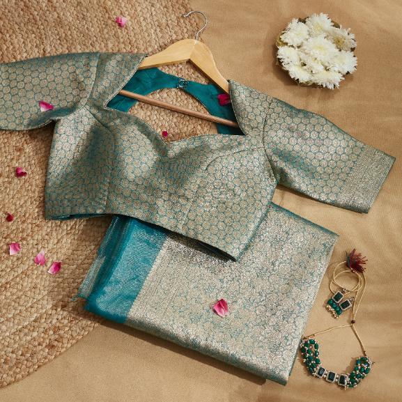 Bridgerton Tissue Saree