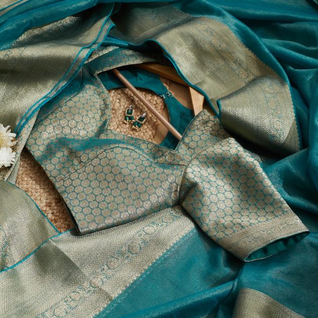 Bridgerton Tissue Saree