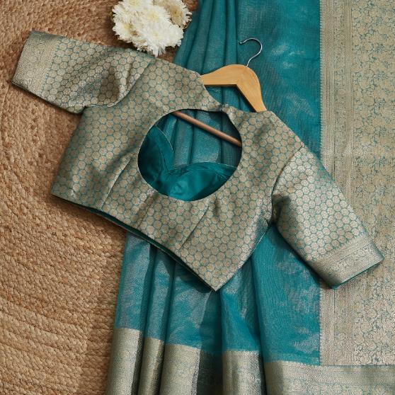 Bridgerton Tissue Saree