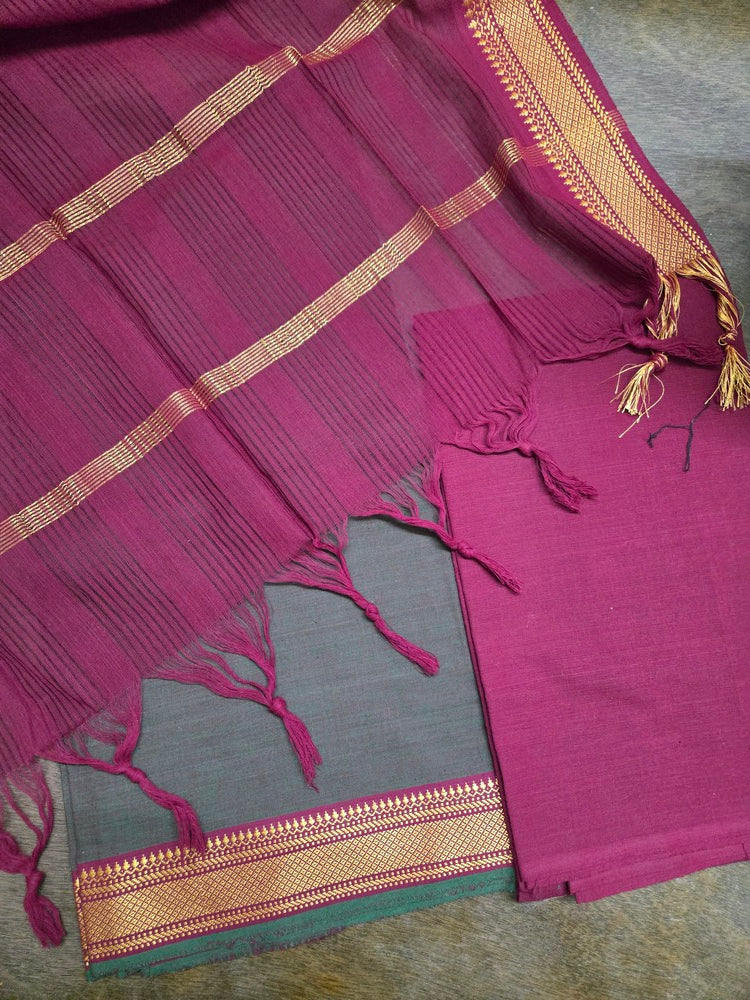 Rami Mangalgiri Cotton Unstitched Suit Set