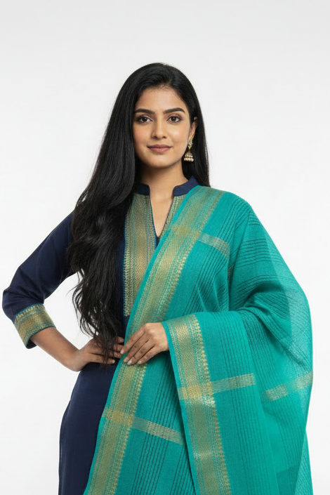 Kiyana Mangalgiri Cotton Unstitched Suit
