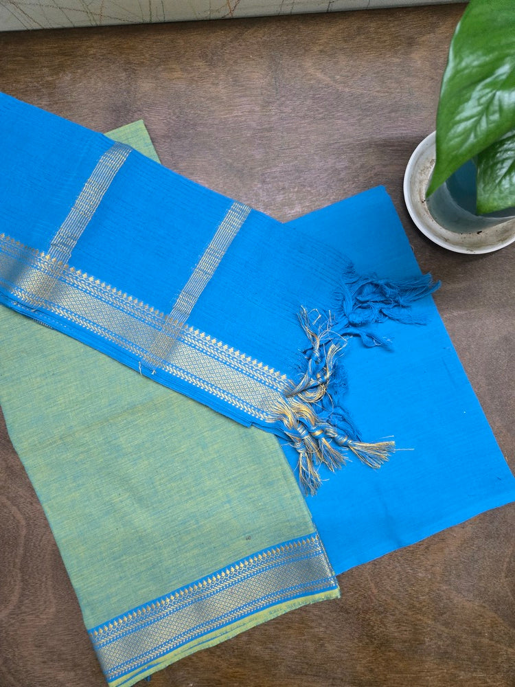 Shubham Mangalgiri Cotton Unstitched Suit Set