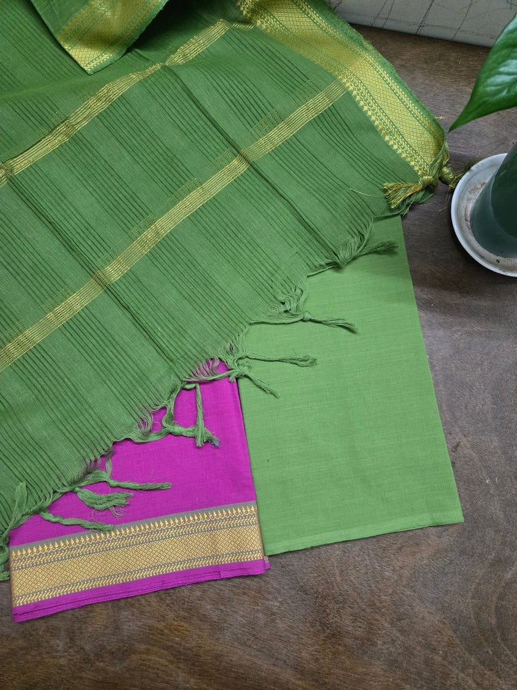 Krishikanth Mangalgiri Cotton Unstitched Suit (Copy)