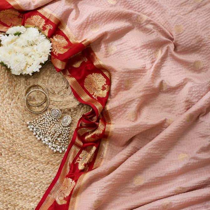 Harika Crepe Banarsi Silk Saree