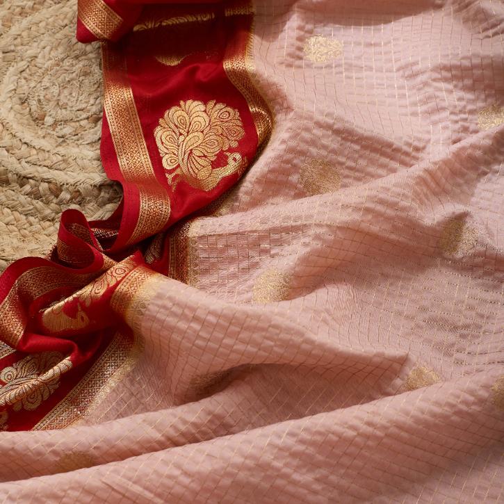 Harika Crepe Banarsi Silk Saree