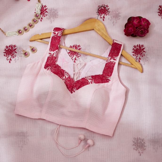 Coorset Pinky Kota Saree
