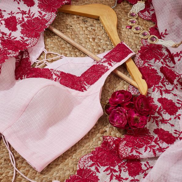 Coorset Pinky Kota Saree