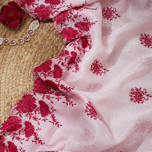 Coorset Pinky Kota Saree