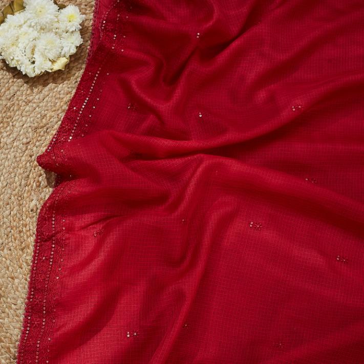 Red Wine Saree