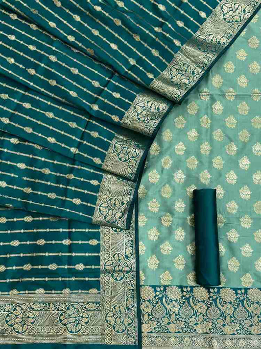 Blue Art Silk