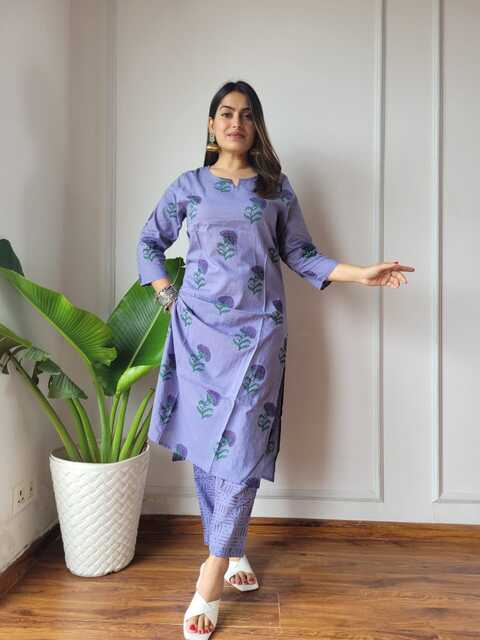 Lavendar Bliss Kurta Pant Set