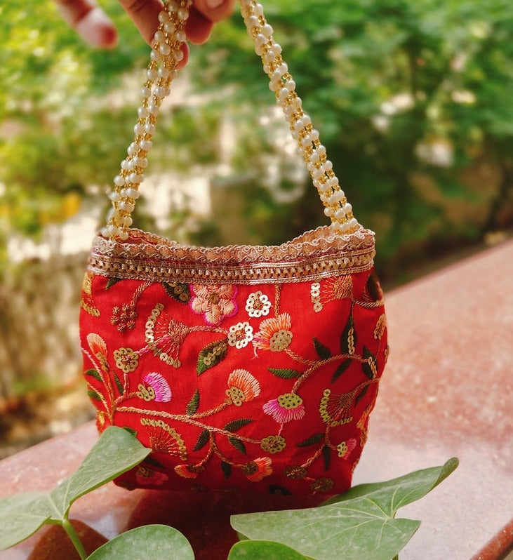 Embroidered Potli Bag