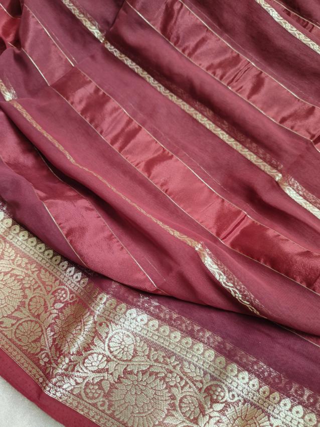 Harshita Banarsi Crepe Saree