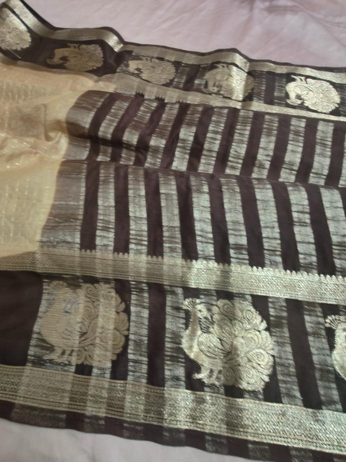 Chiru Banarsi Crepe Saree