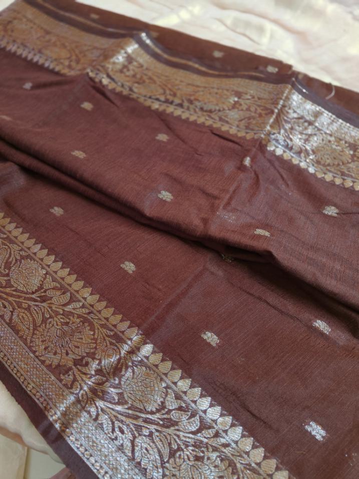 Ekisha Banarsi Crepe Saree