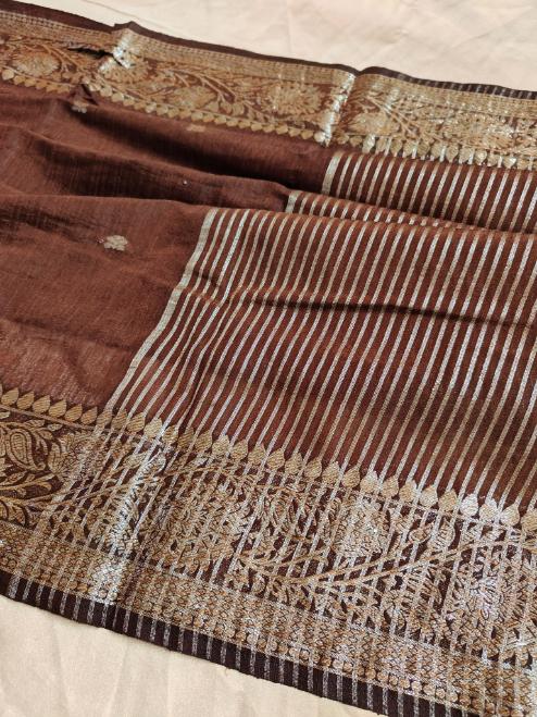 Ekisha Banarsi Crepe Saree