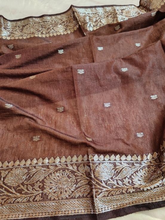 Ekisha Banarsi Crepe Saree