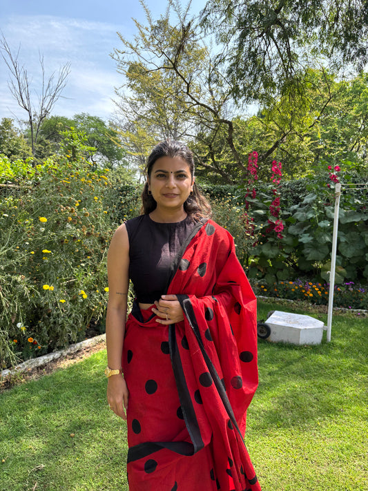 BlackBug Cotton Saree
