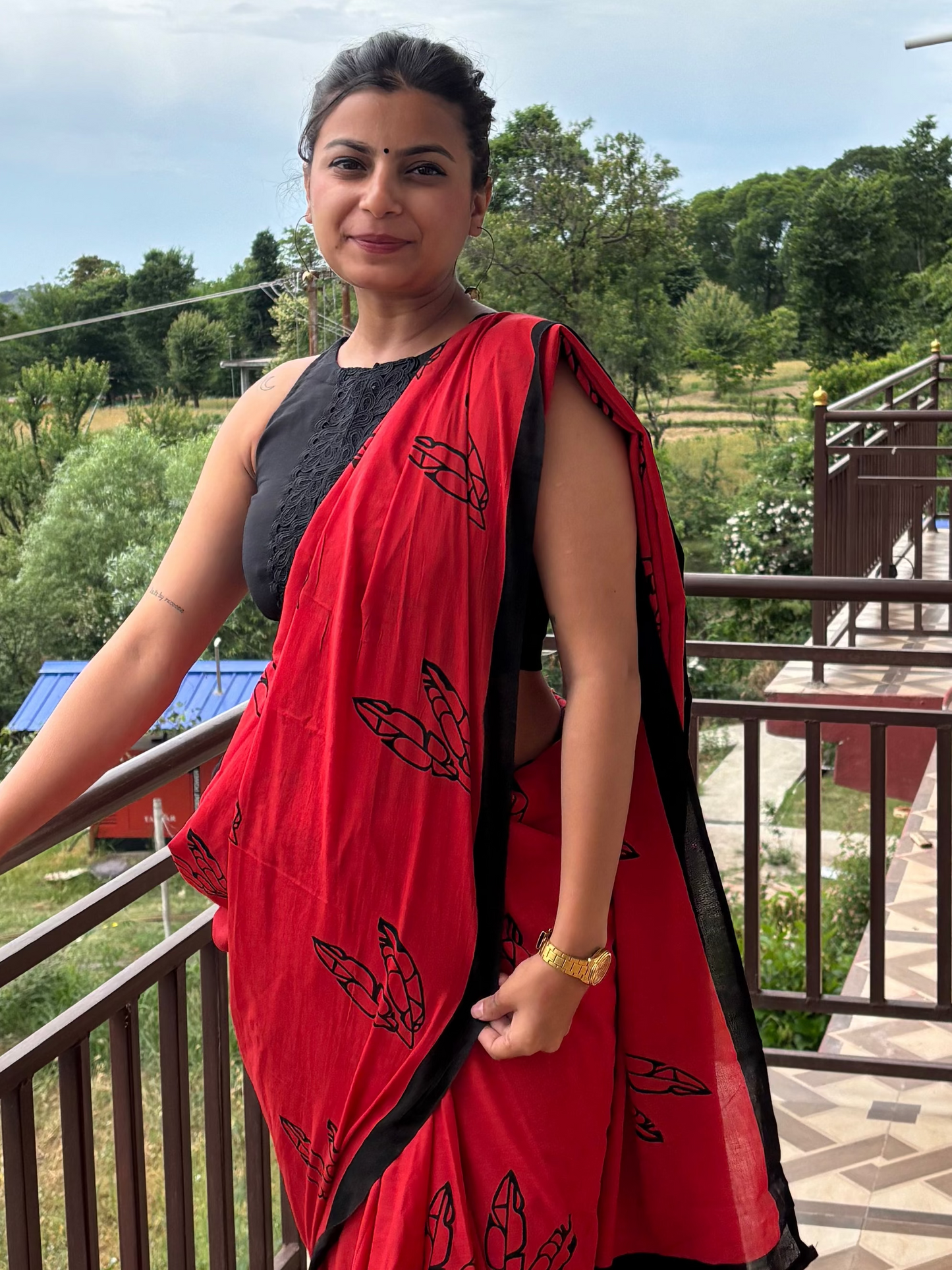 BlackLeaf  Cotton Saree