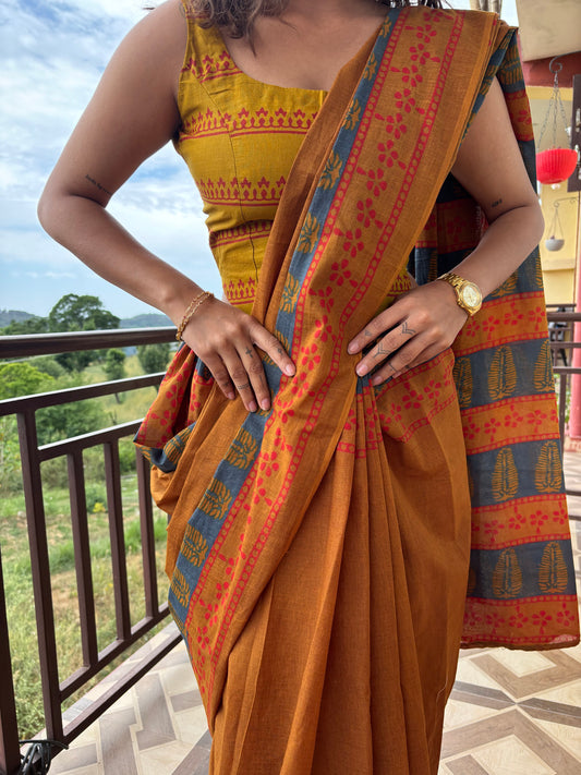 Dandellion Cotton Saree