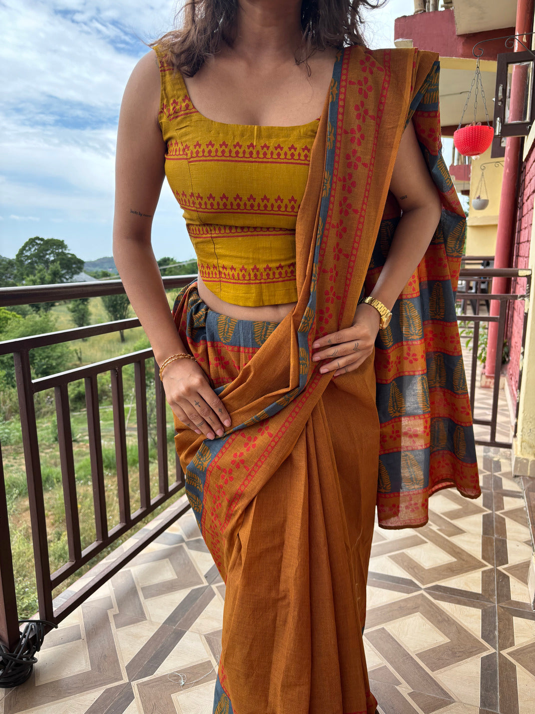 Dandellion Cotton Saree